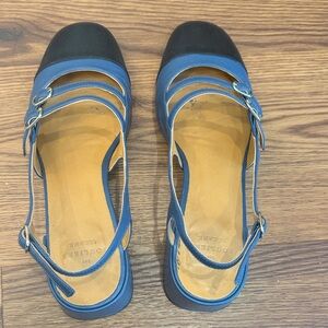 Sezane Blue and Black Paula Babies